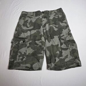 Urban Pipeline Mens Cargo Shorts Camo Classic Length Size 33